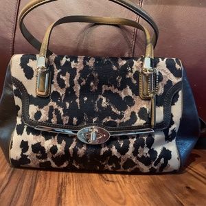 Leopard Coach Bag